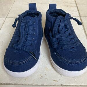 Billy shoes Toddler size 10XW (Extra Wide) Navy Blue.